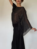 Transparent Polka Dot Blouse