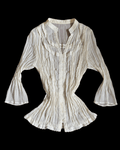 Cream Chiffon Shirt