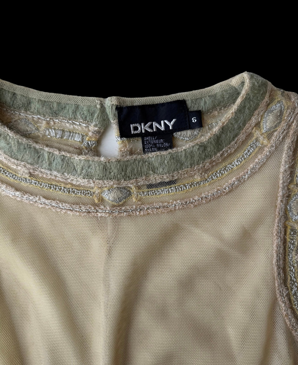 DKNY Transparent Blouse