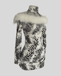 Vintage Leopard Print Dress