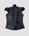 Black Satin Shirt