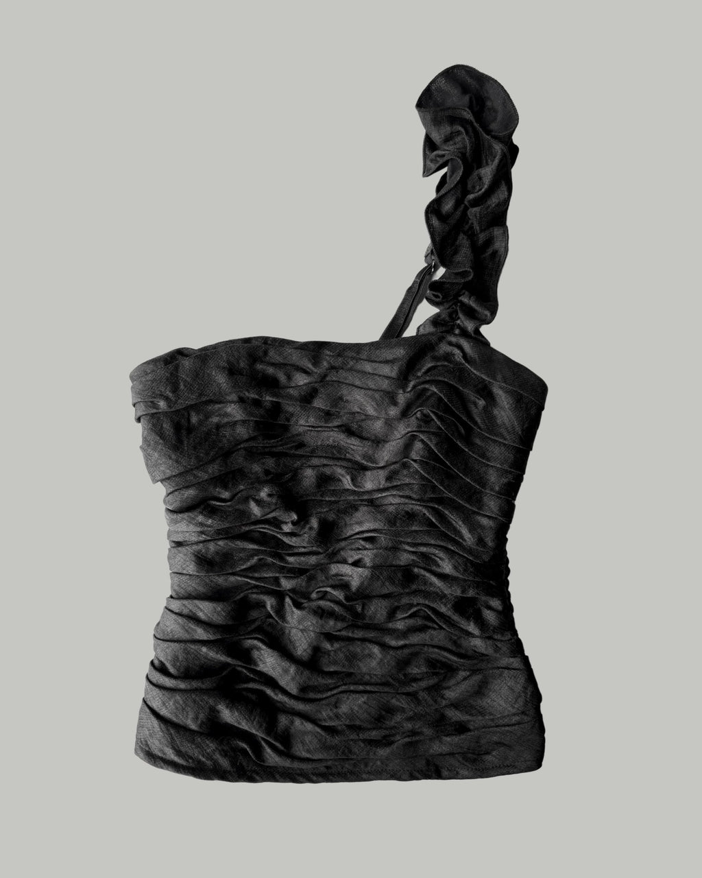 Bebe One Shoulder Bustier
