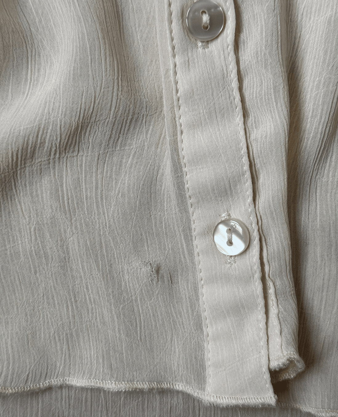 Chiffon Cream Blouse