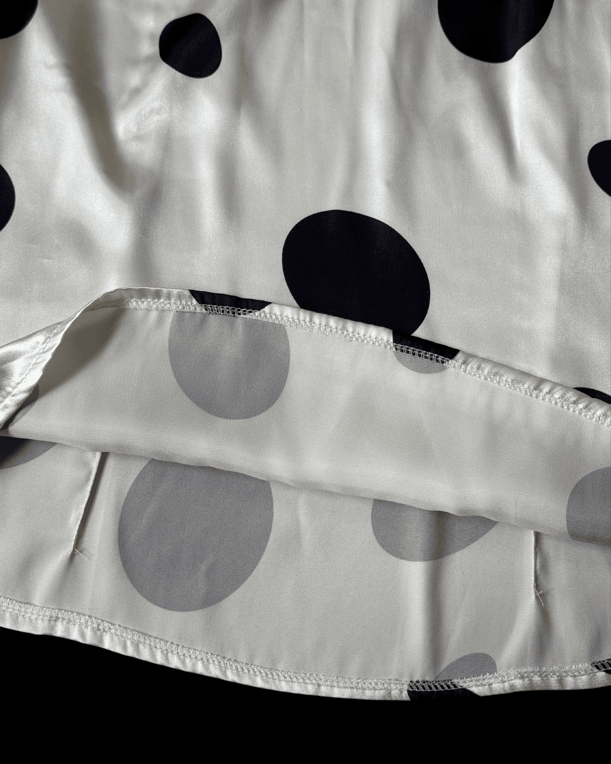 Halter Neck Polka Dot Blouse
