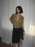 Leopard Chiffon Shirt