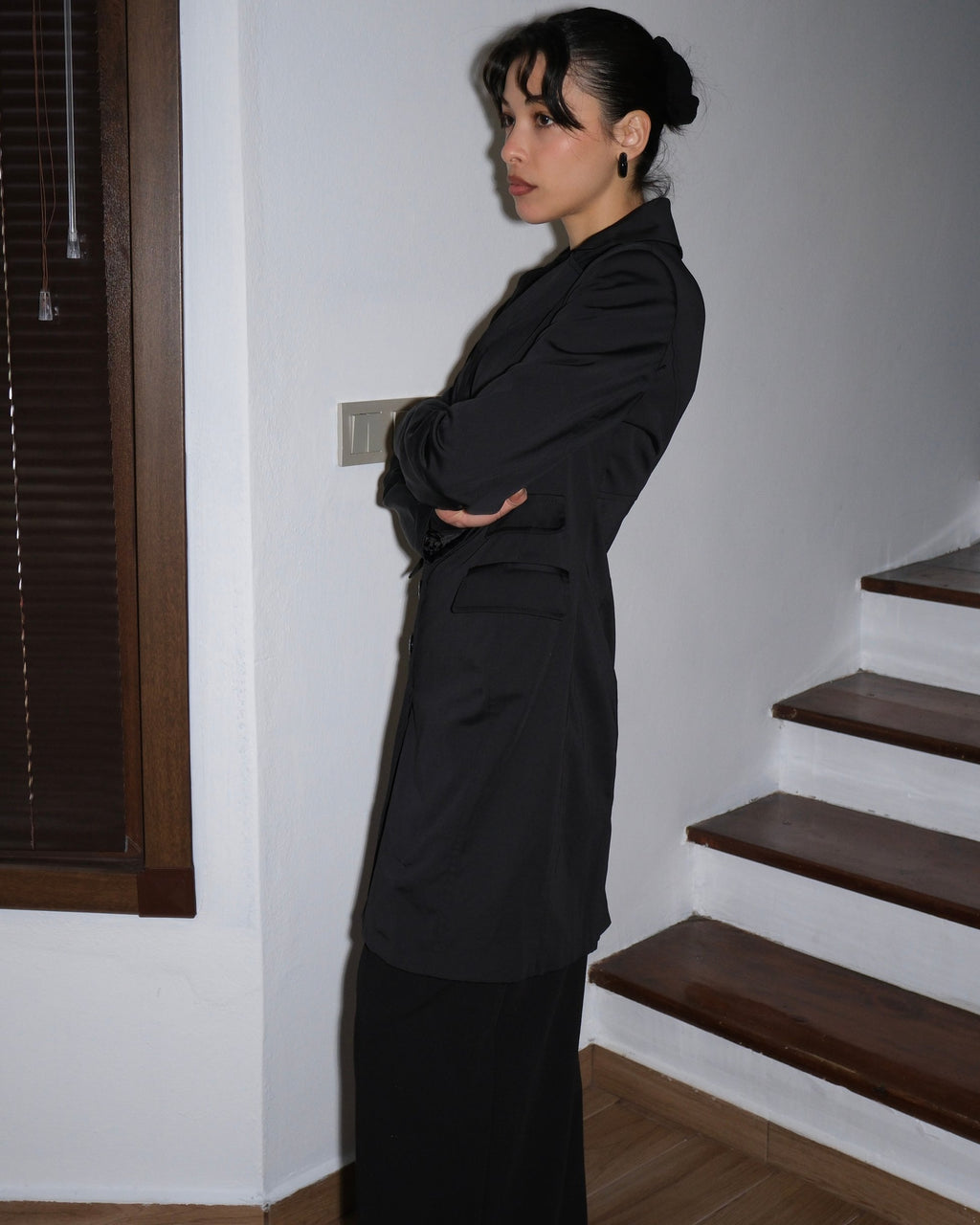 Siyah Uzun Ceket