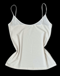 Vakko Ecru Strap Top