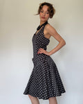 Polka Dot Halter Dress