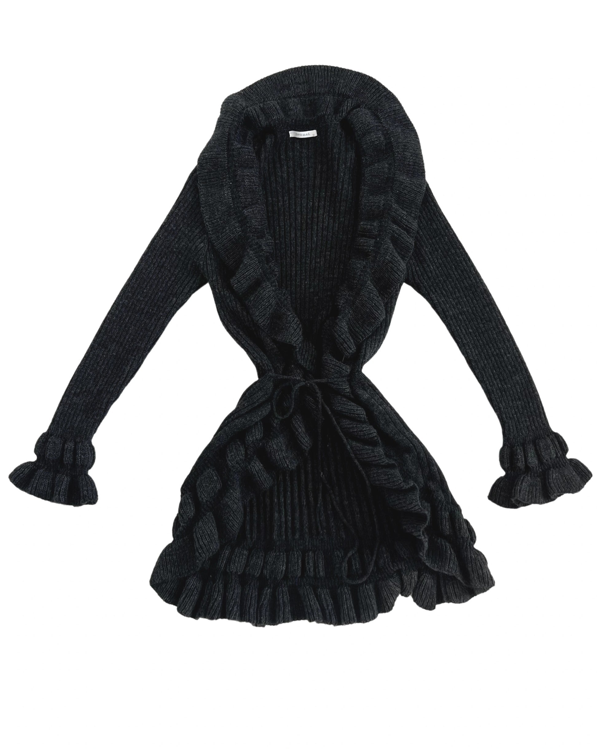 Ruffle Detailed Cardigan