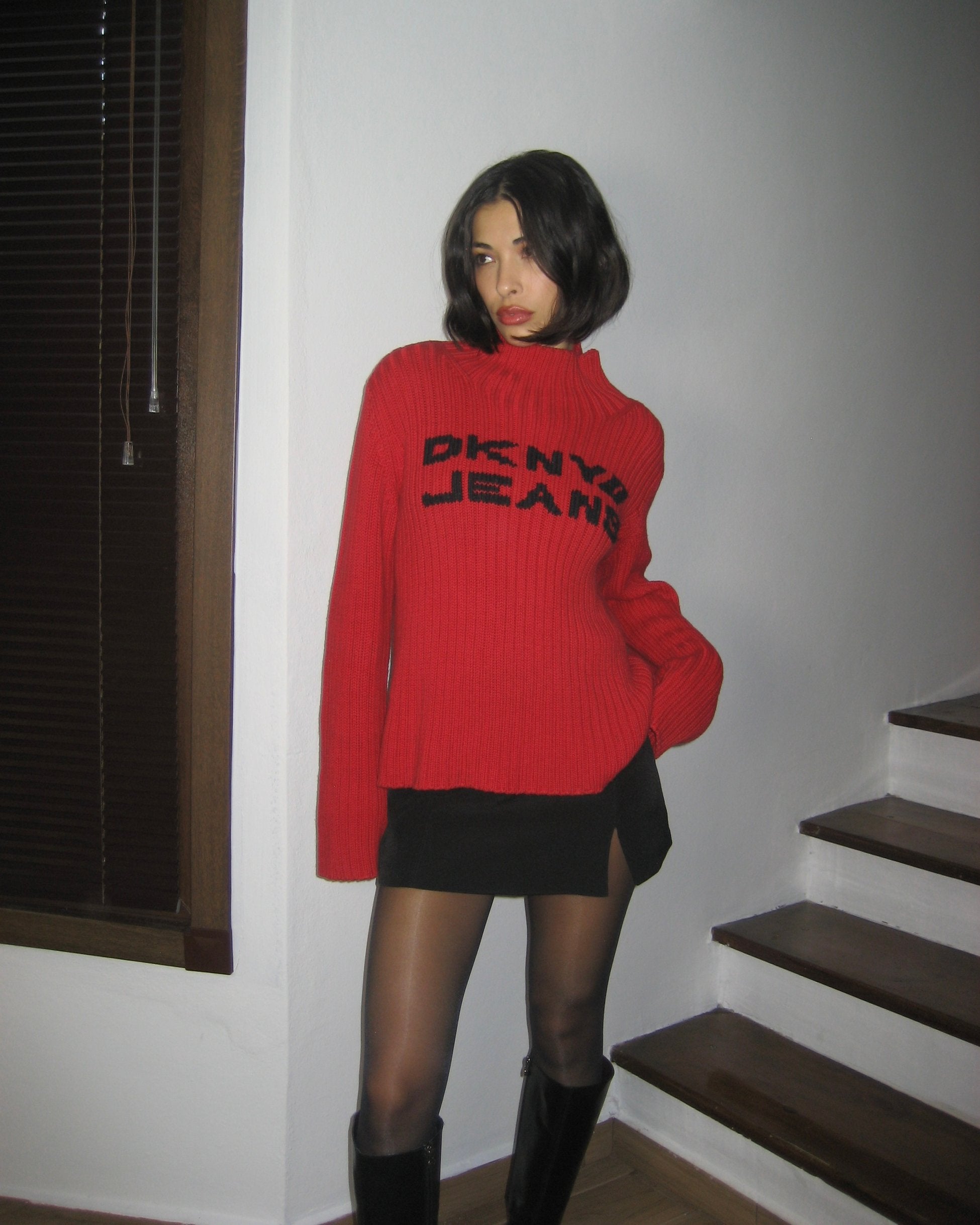 DKNY Kırmızı Kazak