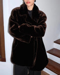 Brown Plush Fur