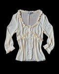 Chiffon Cream Blouse