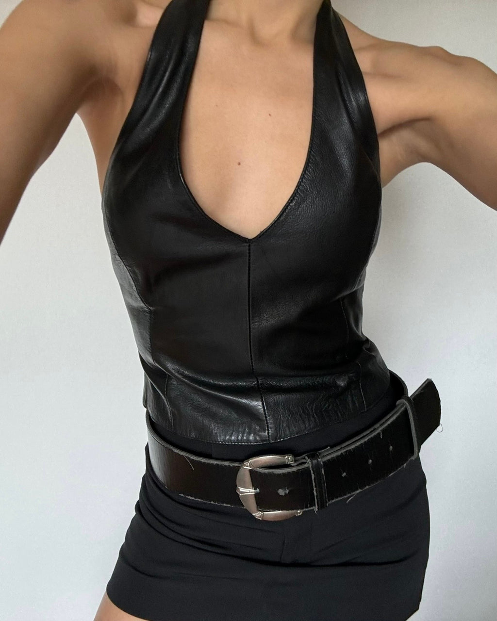 Leather Bustier