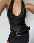 Leather Bustier