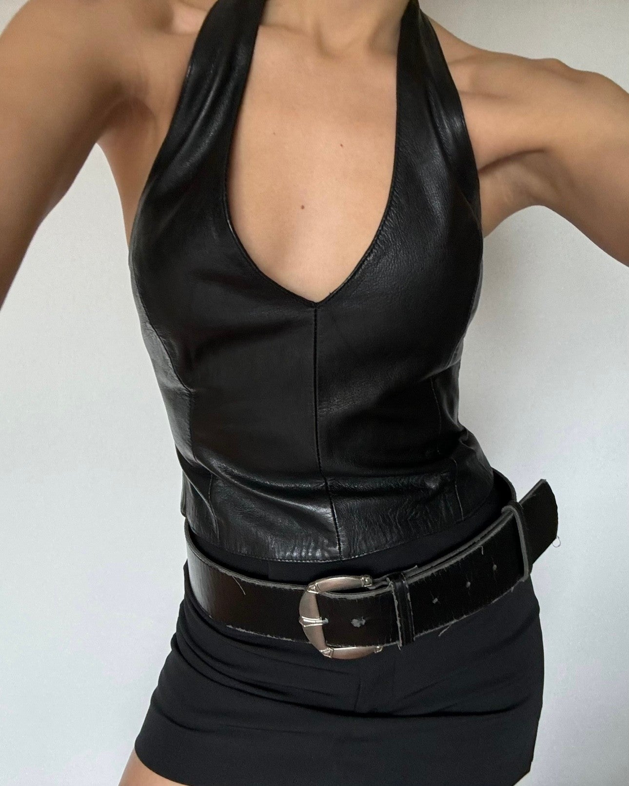 Leather Bustier