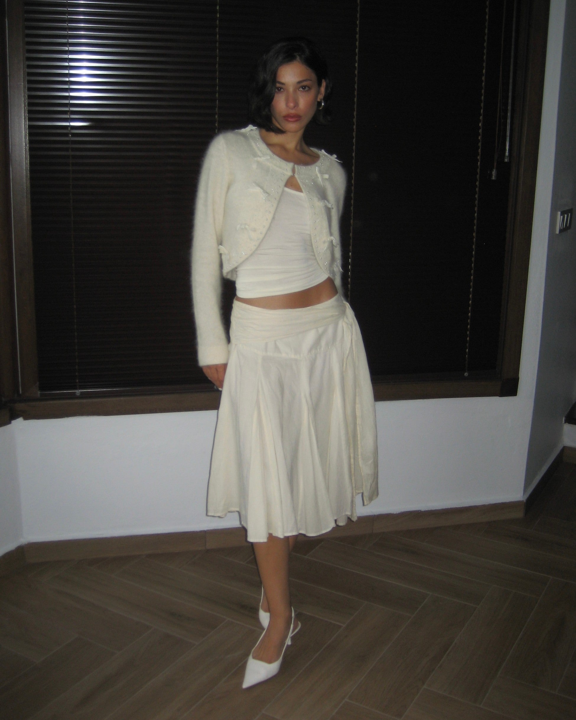 Angora Cream Cardigan