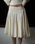Tied Ecru Skirt
