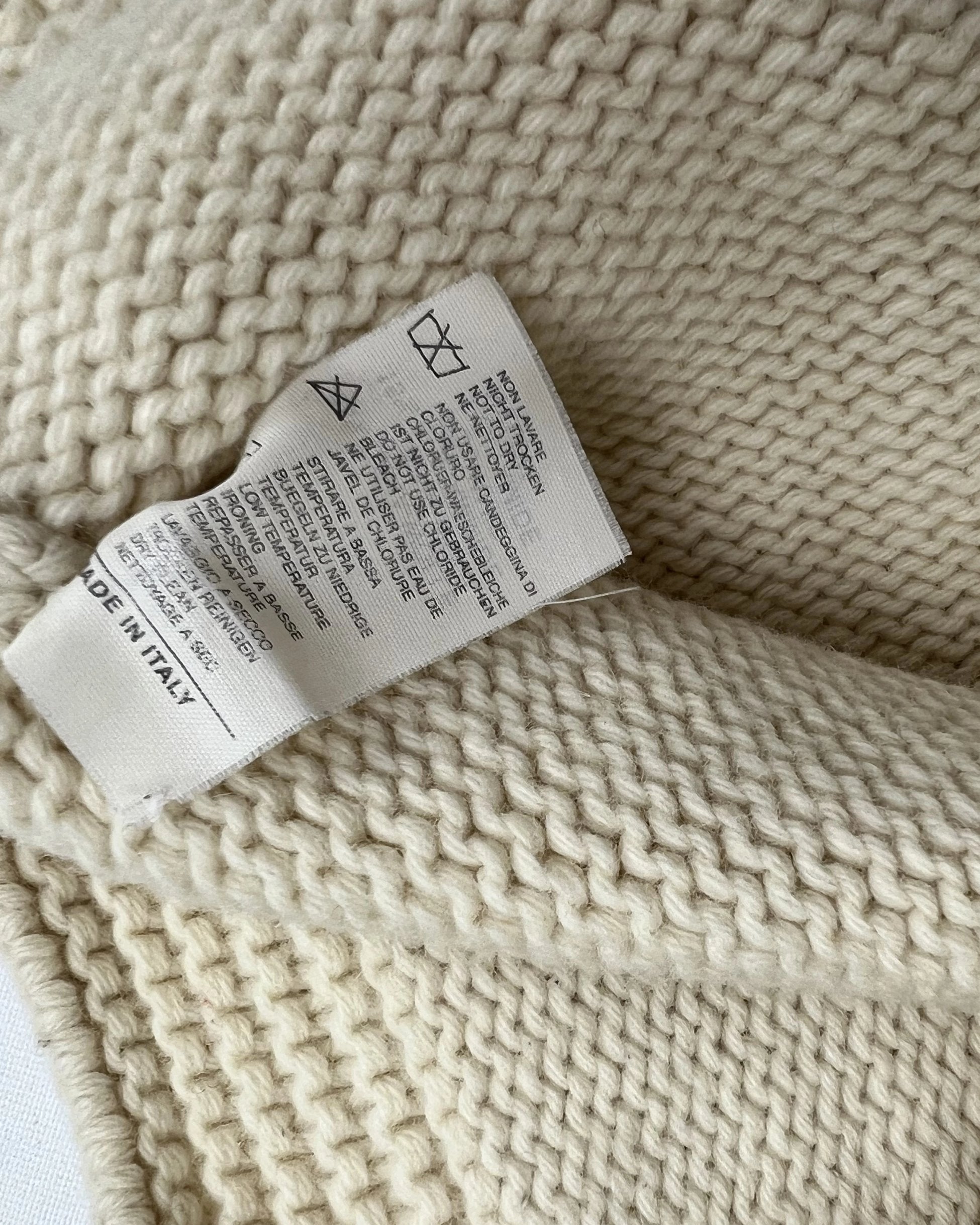 Blumarin Boat Neck Cream Sweater