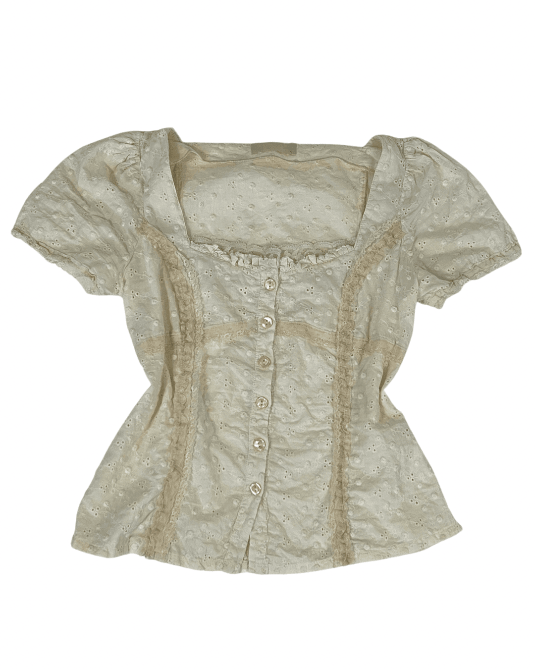 Pink Detailed Vintage Blouse