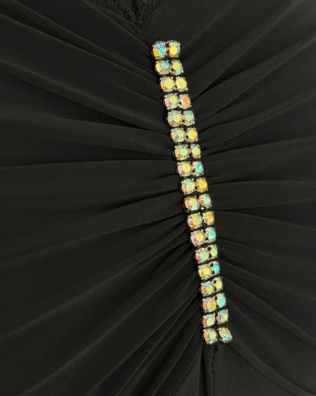 Stone Detailed Pleated Blouse