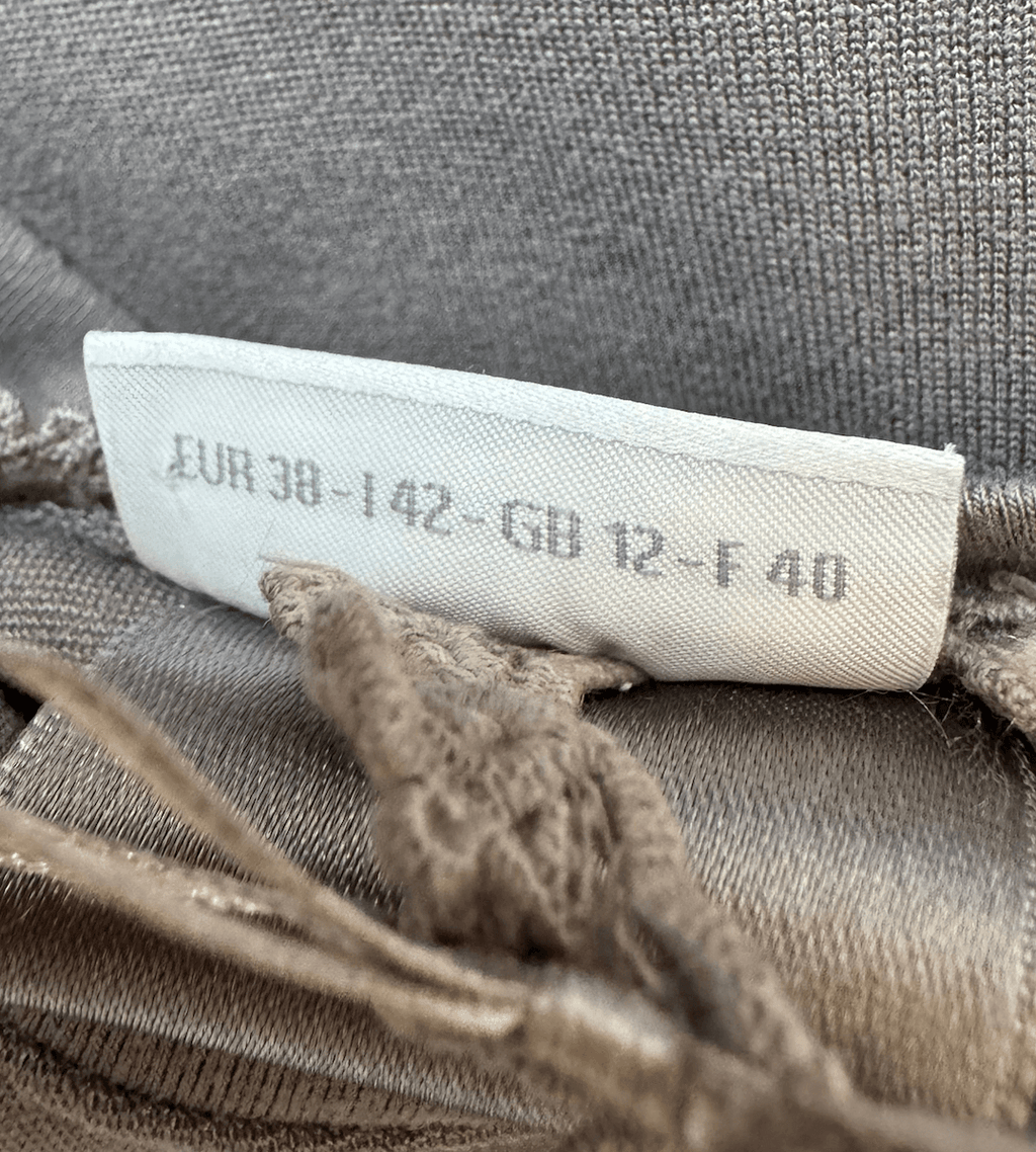 Gray Short Sleeve Dress
