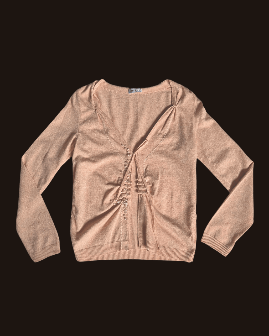 Vakko Knitwear Salmon Cardigan