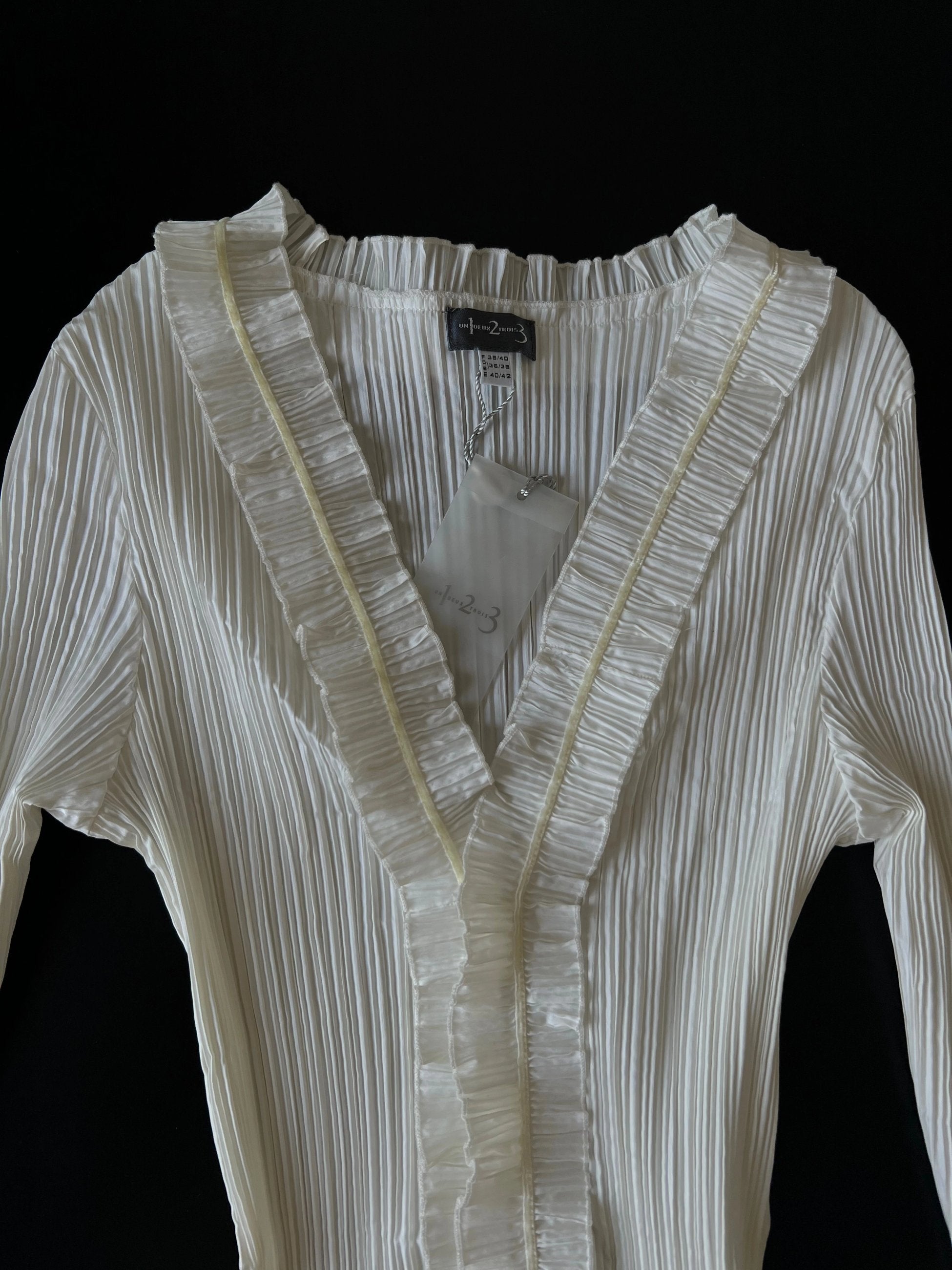Vintage Blouse with Ruffle Detail