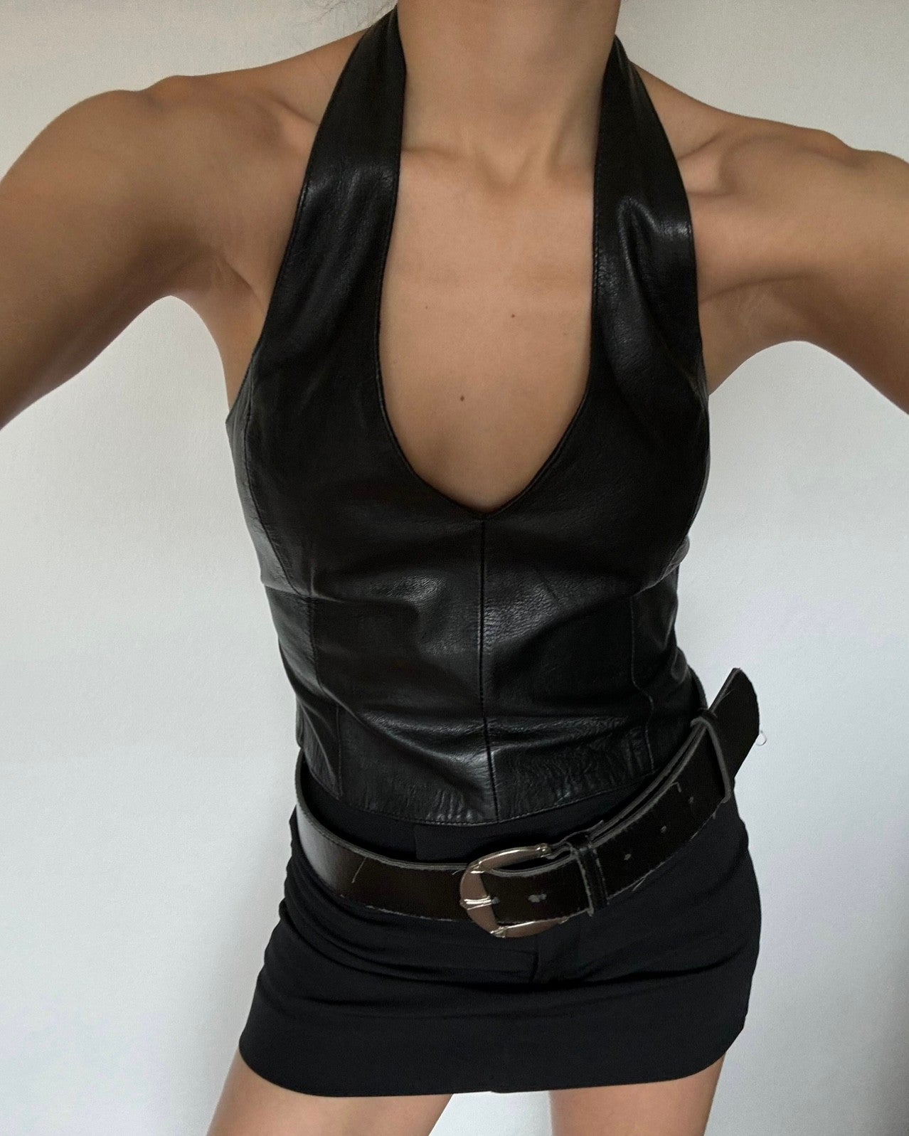 Leather Bustier