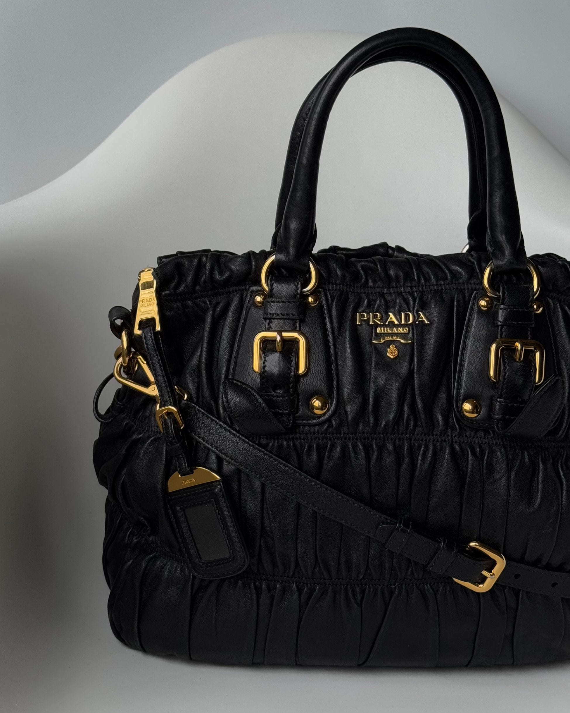 Prada Nappa Gaufre Leather Bag – Clossue