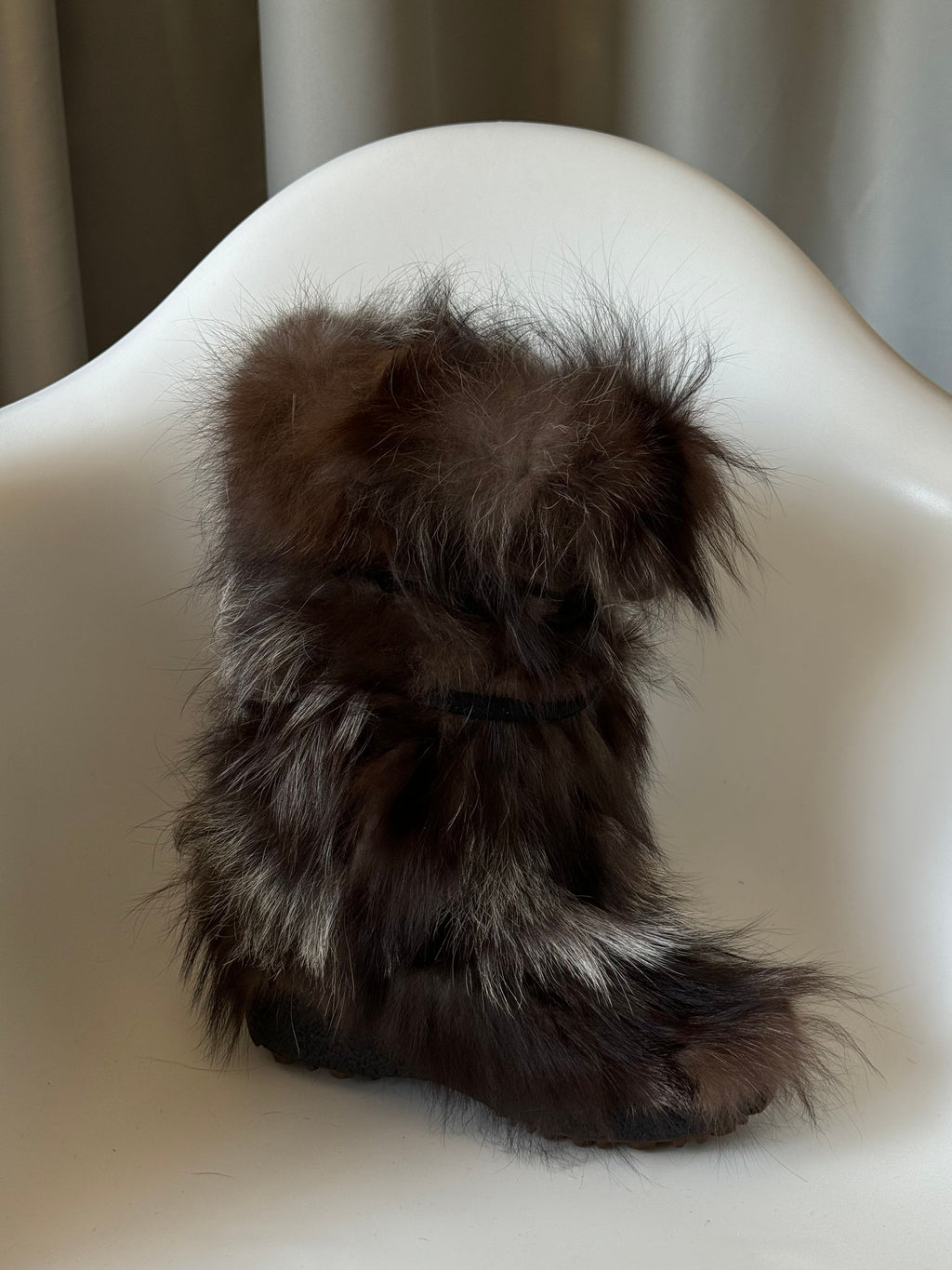 Kahverengi Vintage Yeti Boots