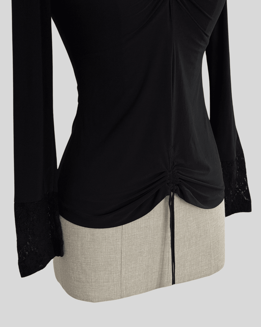 Stone Detailed Pleated Blouse