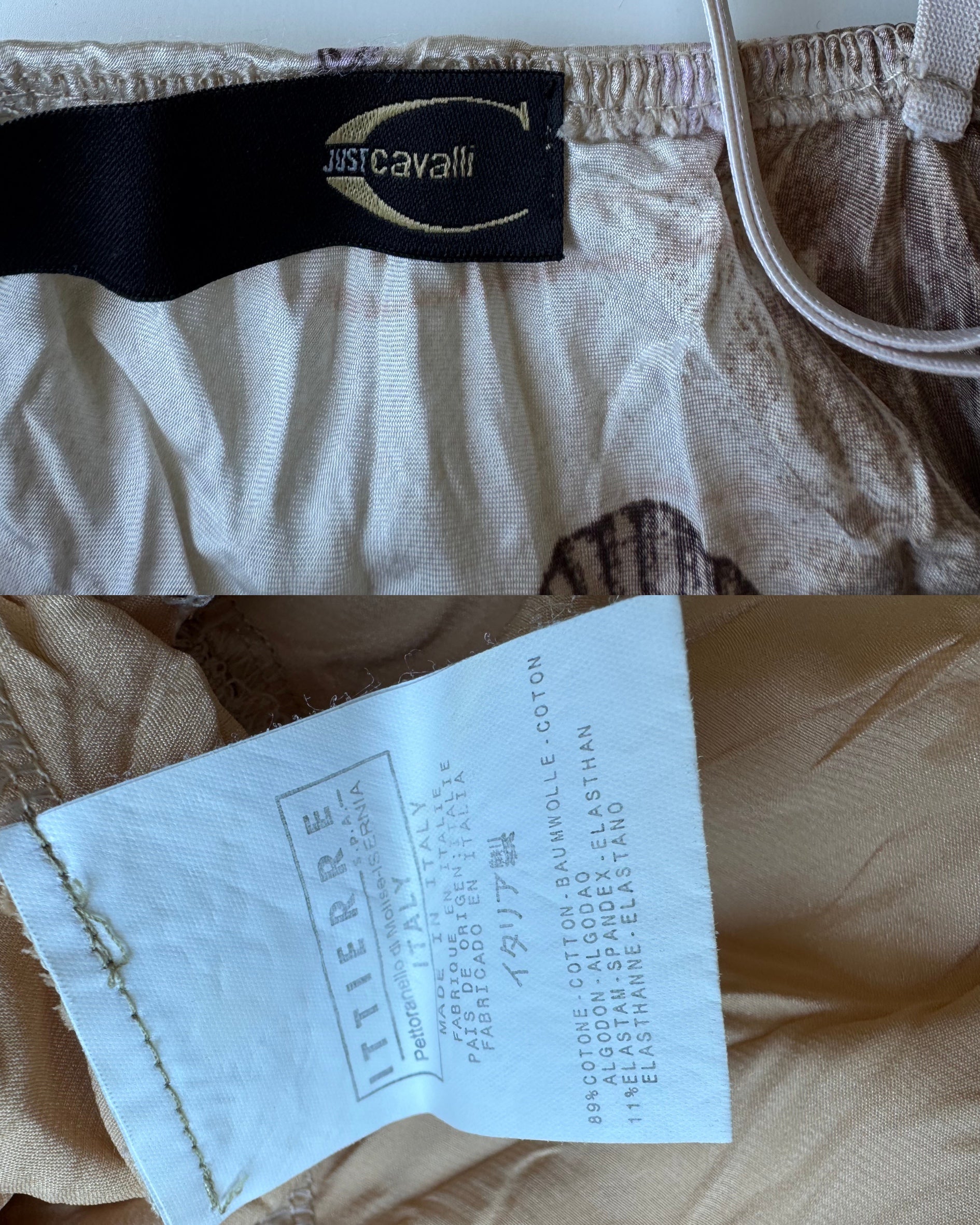 Roberto Cavalli Saten Büstiyer